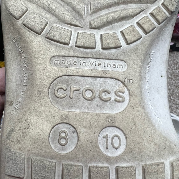 CROCS  Blue and White Cloud Clogs - Picture 9 of 9